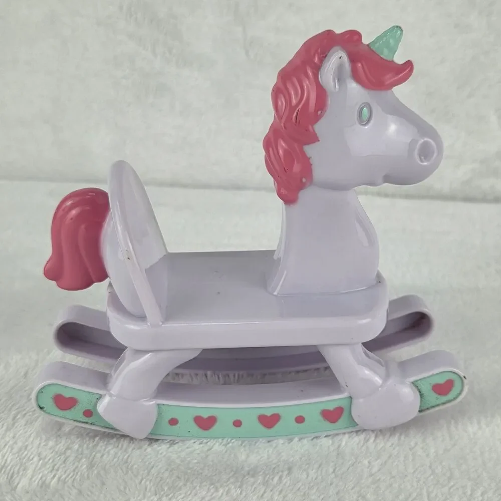My Sweet Love Lots to Love Mini Baby Rocking Horse Unicorn Pink Replacement